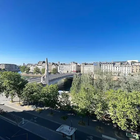 Luxurious 2 Bedrooms-view Seine River-paris Center *